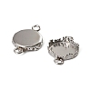 304 Stainless Steel Connector Cabochon Settings X-STAS-NH0003-01P-2