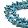 Synthetic Turquoise Beads Strands G-WH0015-05B-2