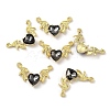 Golden Alloy Connector Charms FIND-CJC0006-45J-2