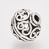 Tibetan Style Alloy Beads TIBE-T011-03AS-LF-2