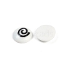 Flat Round Cartoon Resin Cabochons CRES-Q009-01E-3