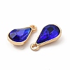 Faceted Glass Rhinestone Pendants FIND-G049-01G-02-2