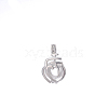 Hollow Brass Bead Cage Pendants FIND-PW0024-27A-1