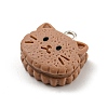 Cookies Theme Imitation Food Resin Pendants X-RESI-B021-02A-02-2