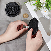 2Pcs Detachable Imitation Leather Shoe Buckle Clips AJEW-AR0005-03C-3