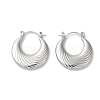 304 Stainless Steel Hoop Earrings for Women EJEW-Z026-19P-1