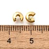 304 Stainless Steel Crimp Beads Covers STAS-P239-34G-04-3