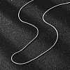 Non-Tarnish 304 Stainless Steel Snake Chains Necklaces X-STAS-F094-24P-4