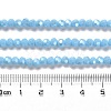 Electroplate Opaque Glass Beads Strands LS-EGLA-A035-P4mm-A08-4