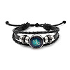 Imitation Leather Triple Layer Multi-strand Bracelets FS-WGC42D3-12-1