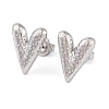 Non-Tarnish 304 Stainless Steel Stud Earrings for Women EJEW-A049-07P-1