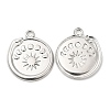 Non-Tarnish 304 Stainless Steel Pendants STAS-Z041-39P-1