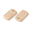 Brass Charms KK-G491-58G-2