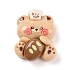 Bear Bread Opaque Resin Decoden Cabochons X-CRES-Q220-05C-1