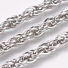304 Stainless Steel Rope Chain Bracelets BJEW-P235-17P-2