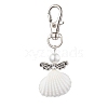 Angel Spiral Shell Pendant Decooration HJEW-JM01964-04-1