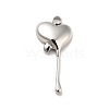 Non-Tarnish 304 Stainless Steel Pendants STAS-I197-023P-2