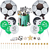 Football Paper Cake Toppers AJEW-SC0002-76-1