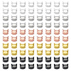 100Pcs 5 Colors Electroplate Glass Beads EGLA-TA0013-53-3