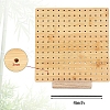 Square Bamboo Crochet Blocking Board for Handmade DIY Knitting & Crochet PW-WG04E2A-06-1