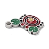 304 Stainless Steel Enamel Charms STAS-P339-18P-01-2