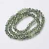 Electroplate Transparent Glass Beads Strands LS-EGLA-A034-T4mm-S11-2
