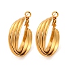 304 Stainless Steel Three Layer Hoop Earrings for Women EJEW-Z057-10G-1