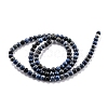 Natural Dumortierite Quartz Beads Strands G-L574-07A-3