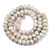 Ombre Effect Dyed Glass Beads Strands GLAA-C023-02-B03-2