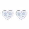 Transparent Resin Pendants RESI-N030-001B-2