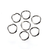 Tarnish Resistant 304 Stainless Steel Open Jump Rings X-STAS-D448-099P-6mm-1