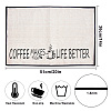 Coffee Theme Cotton and Linen Cup Mats AJEW-WH0201-013-2