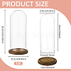 Arch Glass Dome Cover AJEW-WH0596-866E-01-2