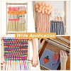 Wooden Multi-Craft Weaving Loom DIY-WH0304-792-7