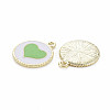 Alloy Enamel Pendants PALLOY-S181-039A-NR-3