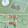 CHGCRAFT DIY Awareness Ribbon Charm Bracelet Making Kit DIY-CA0003-73-5