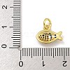 Rack Plating Brass Micro Pave Cubic Zirconia Charms KK-I718-03G-A-3