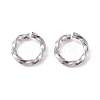 Tarnish Resistant 304 Stainless Steel Open Jump Rings X-STAS-F191-12P-A-3
