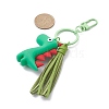 Cute PVC Dinosaur Tassel Keychain KEYC-JKC00602-3