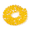 Electroplate Glass Beads Strands EGLA-A034-T10mm-L30-2