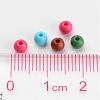 Solid Chunky Acrylic Ball Beads SACR-R812-4mm-M-4