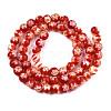 Round Millefiori Glass Beads Strands LK-P001-37-2
