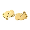Ion Plating(IP) 304 Stainless Steel Charms STAS-J042-25G-2