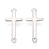 925 Sterling Silver Connector Charms STER-N016-98P-1