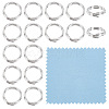 16Pcs 925 Sterling Silver Split Rings STER-HY0001-16-1