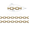 Brass Cable Chains CHC-034Y-G-6