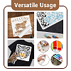 4Pcs 4 Styles PET Hollow Out Drawing Painting Stencils DIY-WH0669-006-3