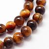 Natural Tiger Eye Beads Strands G-N0205-01B-2mm-3