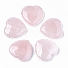 Natural Rose Quartz Heart Love Stone G-S364-069