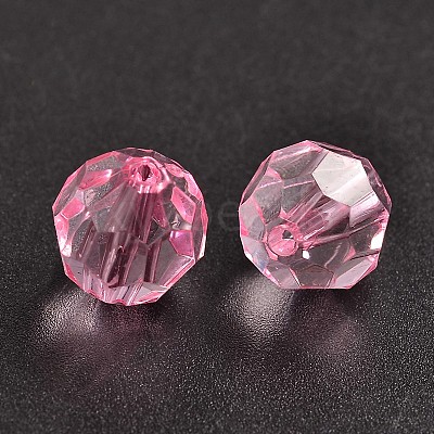 Transparent Acrylic Beads PL505Y-2-1